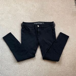 American Eagle Super Stretch Black Jegging